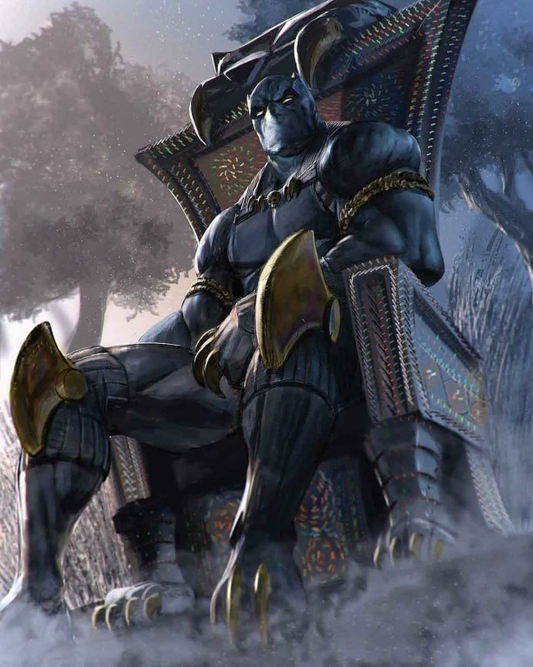 Black Panther Throne Art 3947 Print Poster
