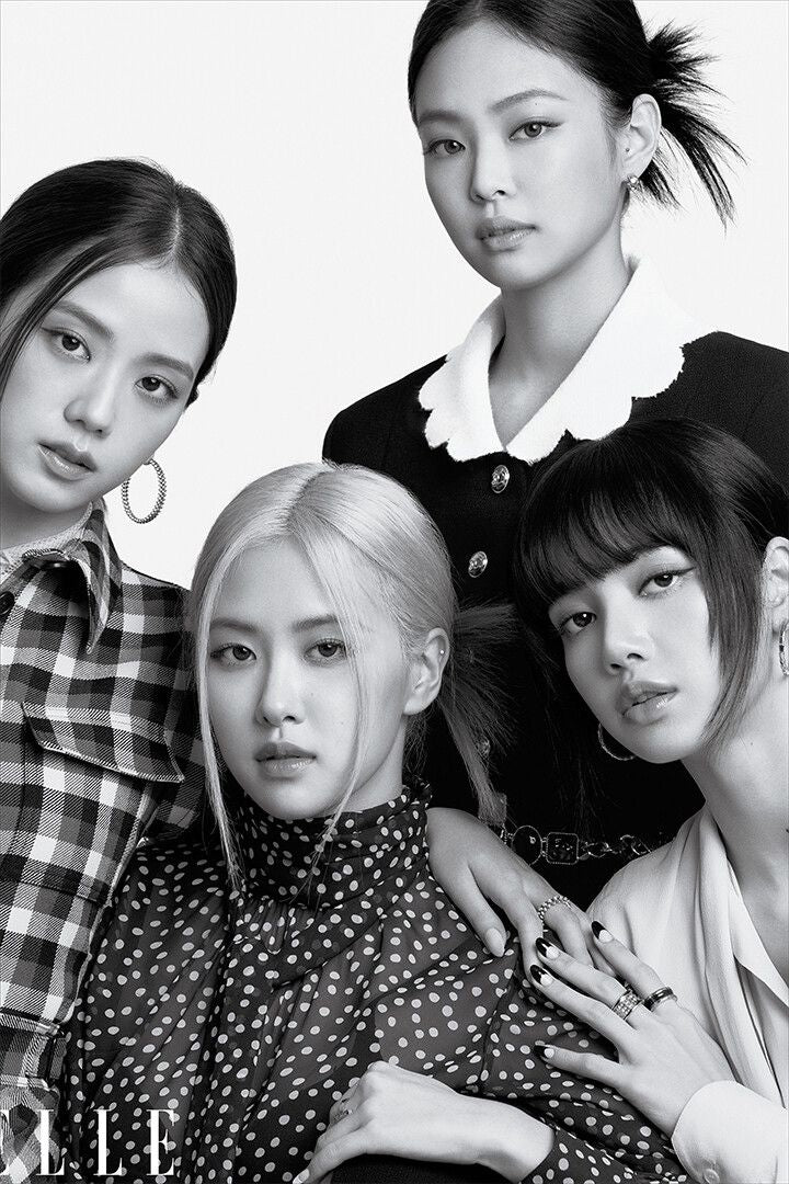 Black Pink Jennie Rose Lisa Kpop Singer Album Jigsaw Puzzle