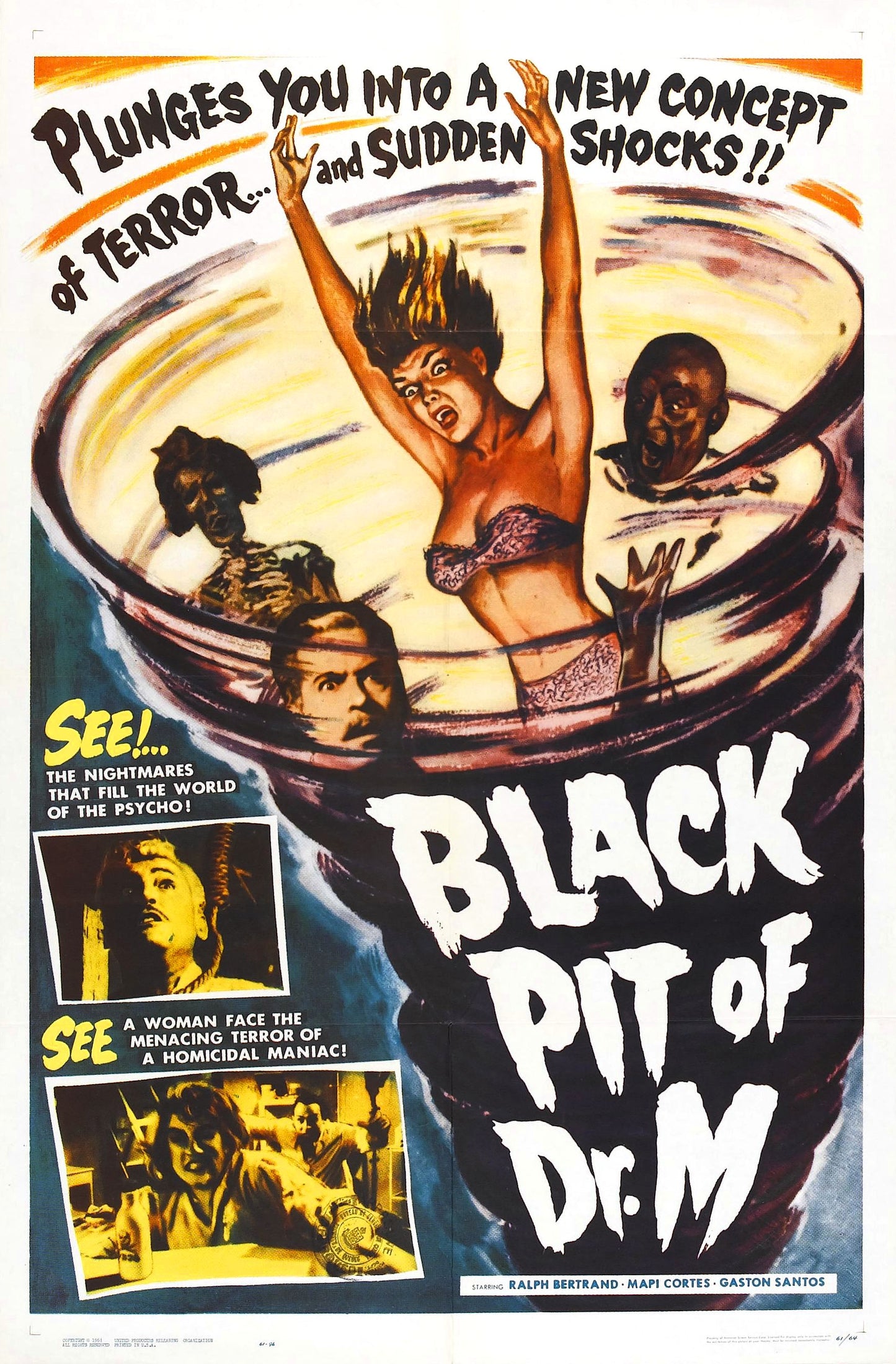 Black Pit Of Dr M 01 Movie Magnet