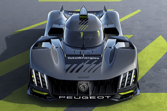 Black Racing Sport Car Peugeot 9X8 Art Home Decor Jigsaw Puzzle