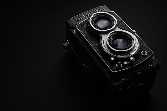 Black Rolleiflex Camera Art Wall Decor Poster