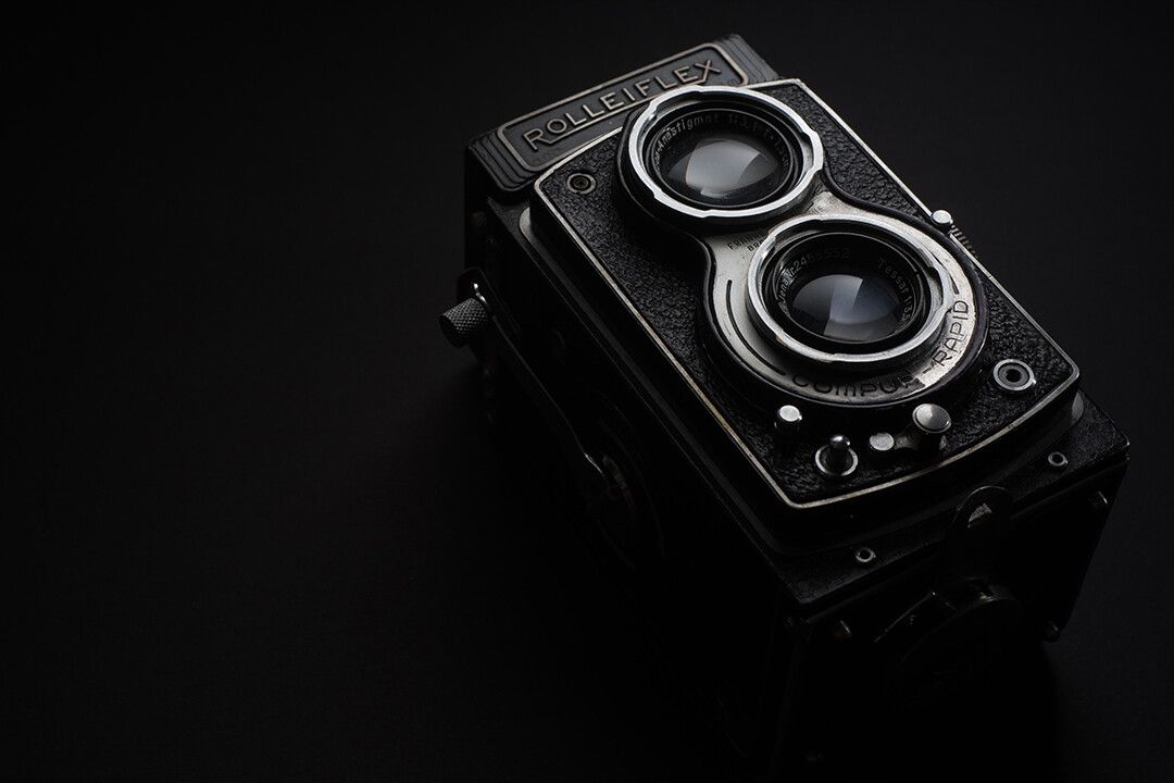 Black Rolleiflex Camera Art Wall Decor Jigsaw Puzzle