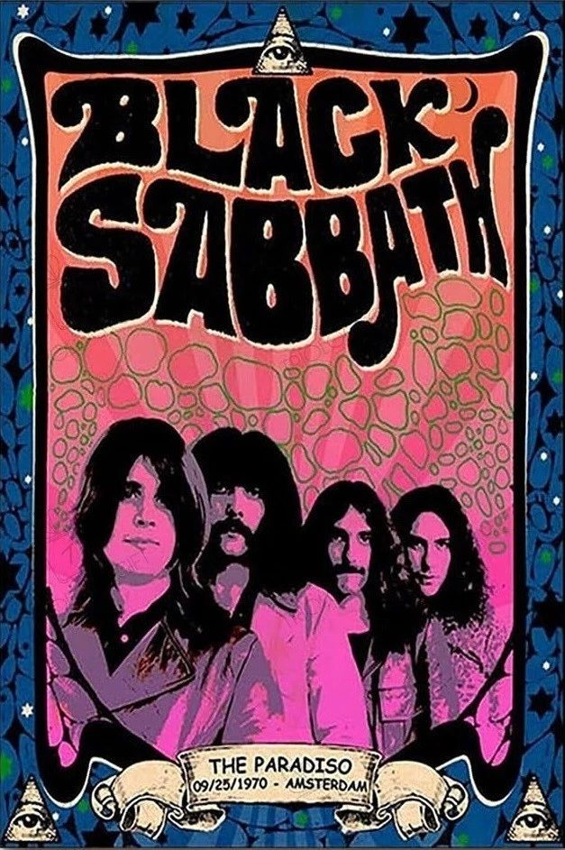 Black Sabath Amsterdam Concert Magnet Ozzy Osbourne Retro Picture Magnet
