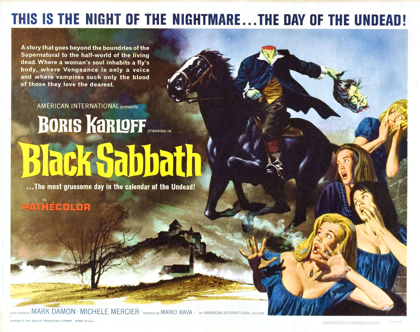 Black Sabbath 03 Movie Magnet
