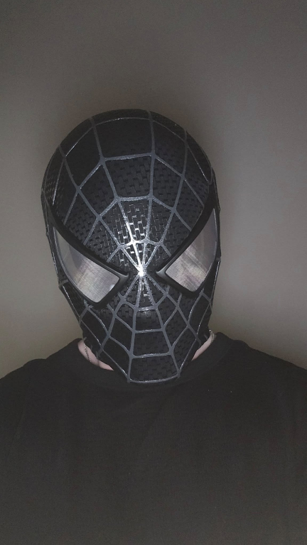 Black Spider Suit 01 Print Poster