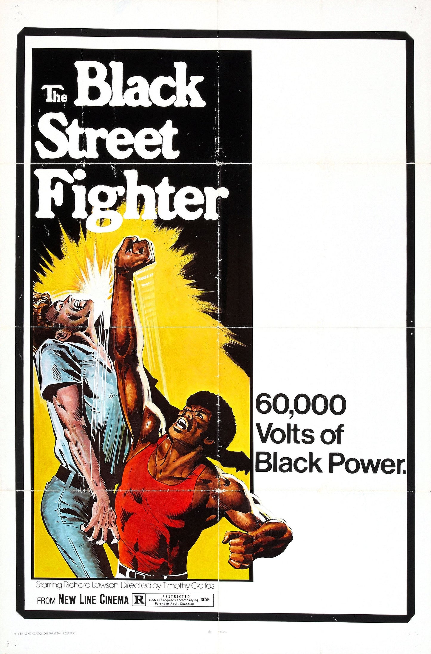 Black Street Fighter 01 Movie Magnet