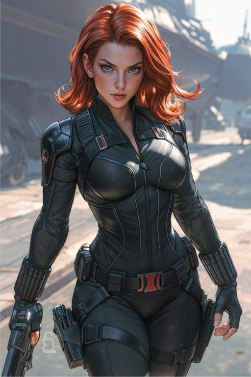 Black Widow 743 Print Poster