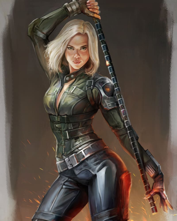 Black Widow 847 Print Poster