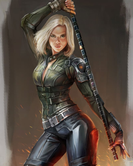 Black Widow 847 Print Poster