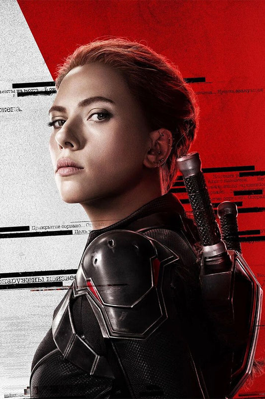 Black Widow Adventure Print Painting Jigsaw Puzzle