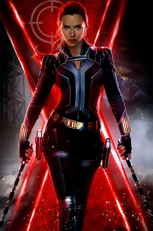 Black Widow Movie Adventure Superhero Action Jigsaw Puzzle