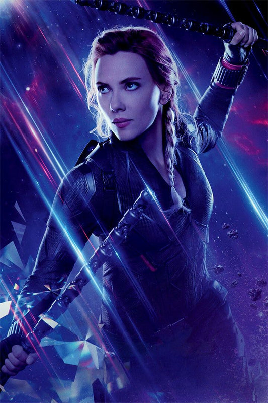 Black Widow Movie Fighting Warriors Action War Jigsaw Puzzle