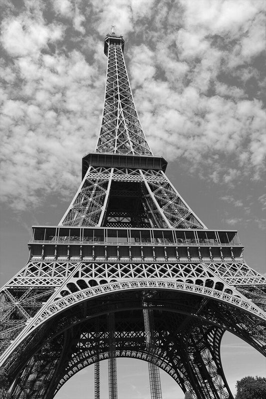 Black And White Jigsaw Puzzle Of Eiffel Tower Paris Art Wall Decor Jigsaw Puzzle