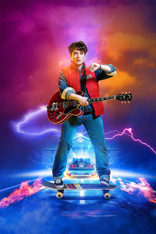Blacklight Back To The Future Movie Steven Spielberg Jigsaw Puzzle