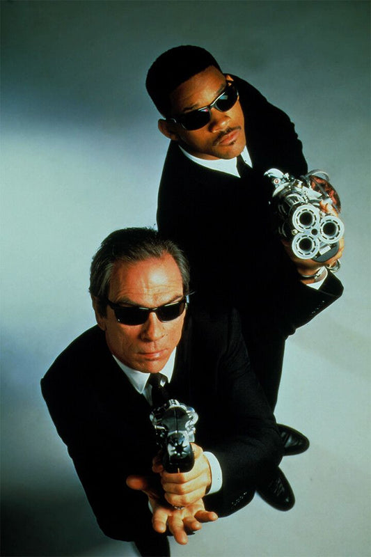 Blacklight Neon Mib Men In Black Movie Jigsaw Puzzle