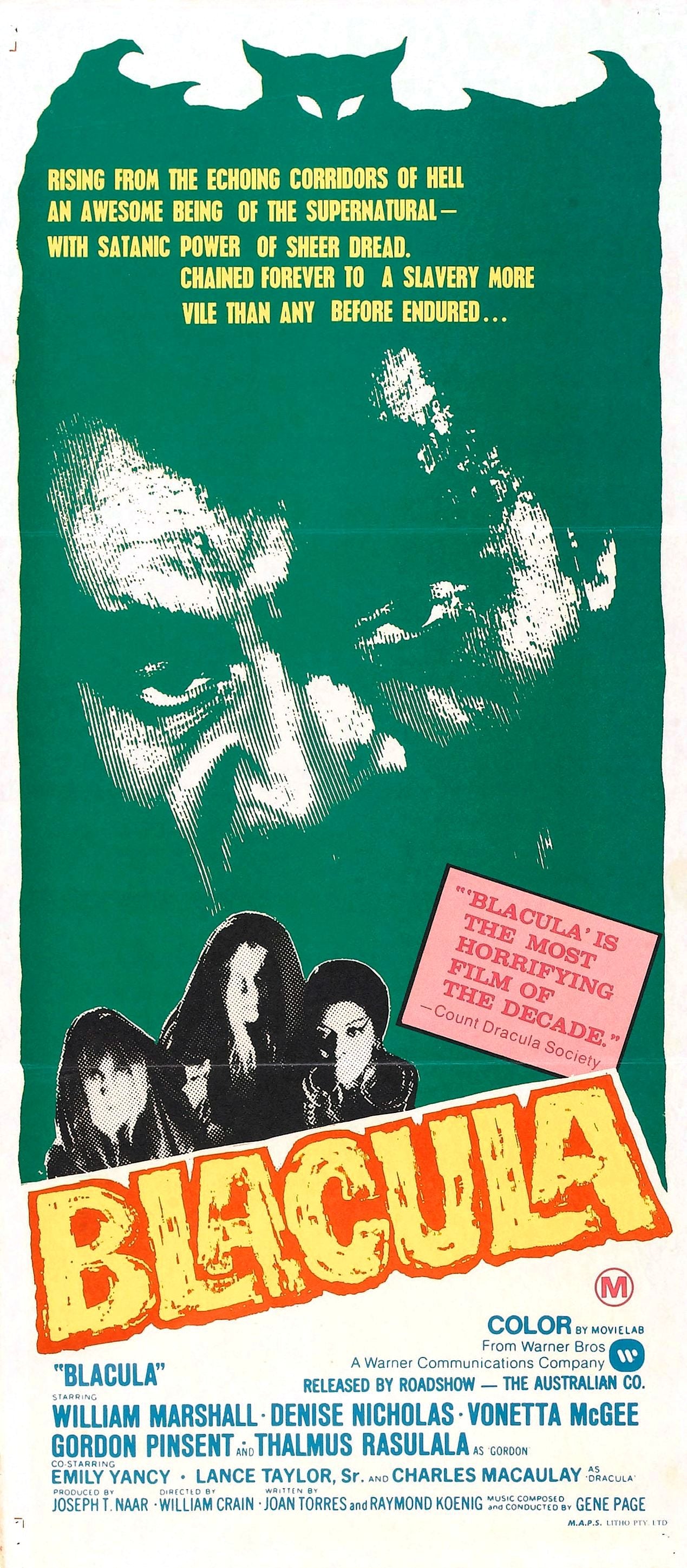 Blacula 04 Movie Magnet