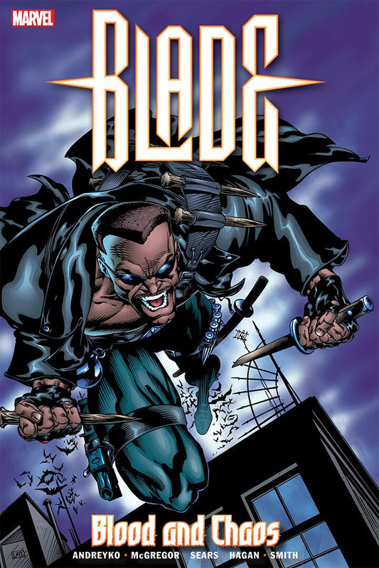 Blade Blood And Chaos Comic Book Art Print Decor Jigsaw Puzzle