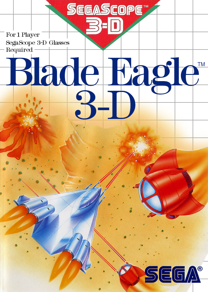 Blade Eagle 3 D Sega Master System Magnet