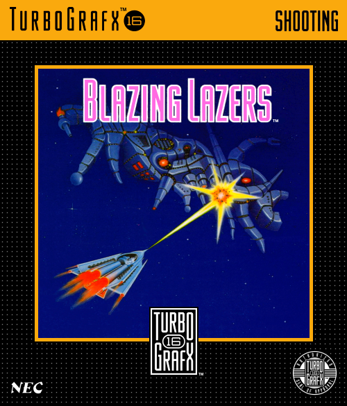 Blazing Lazers Turbografx 16 Keychain