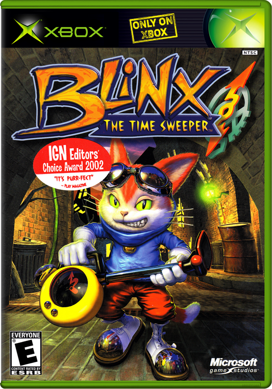 Blinx The Time Sweeper Xbox Print Poster