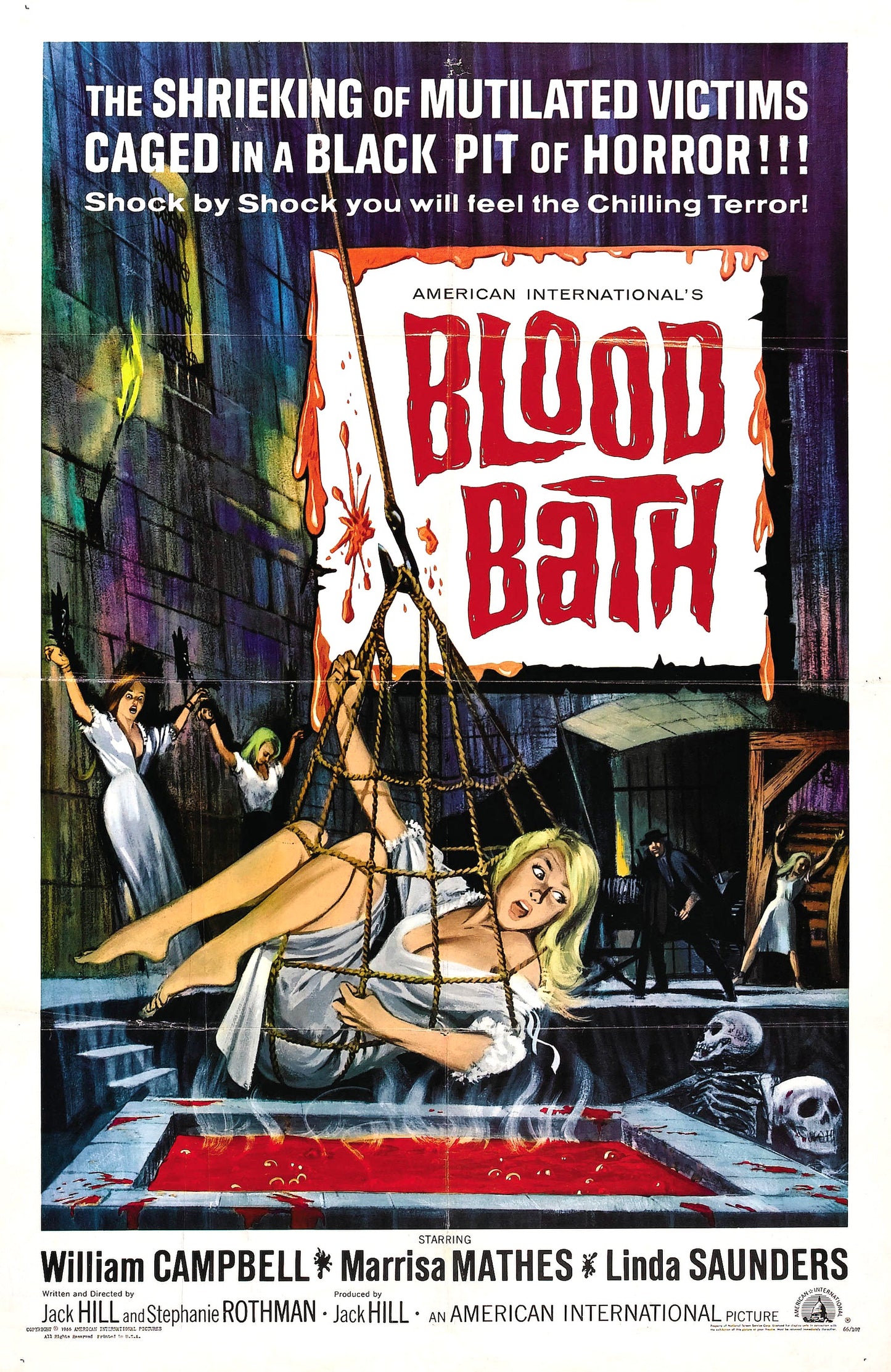 Blood Bath 01 Movie Magnet