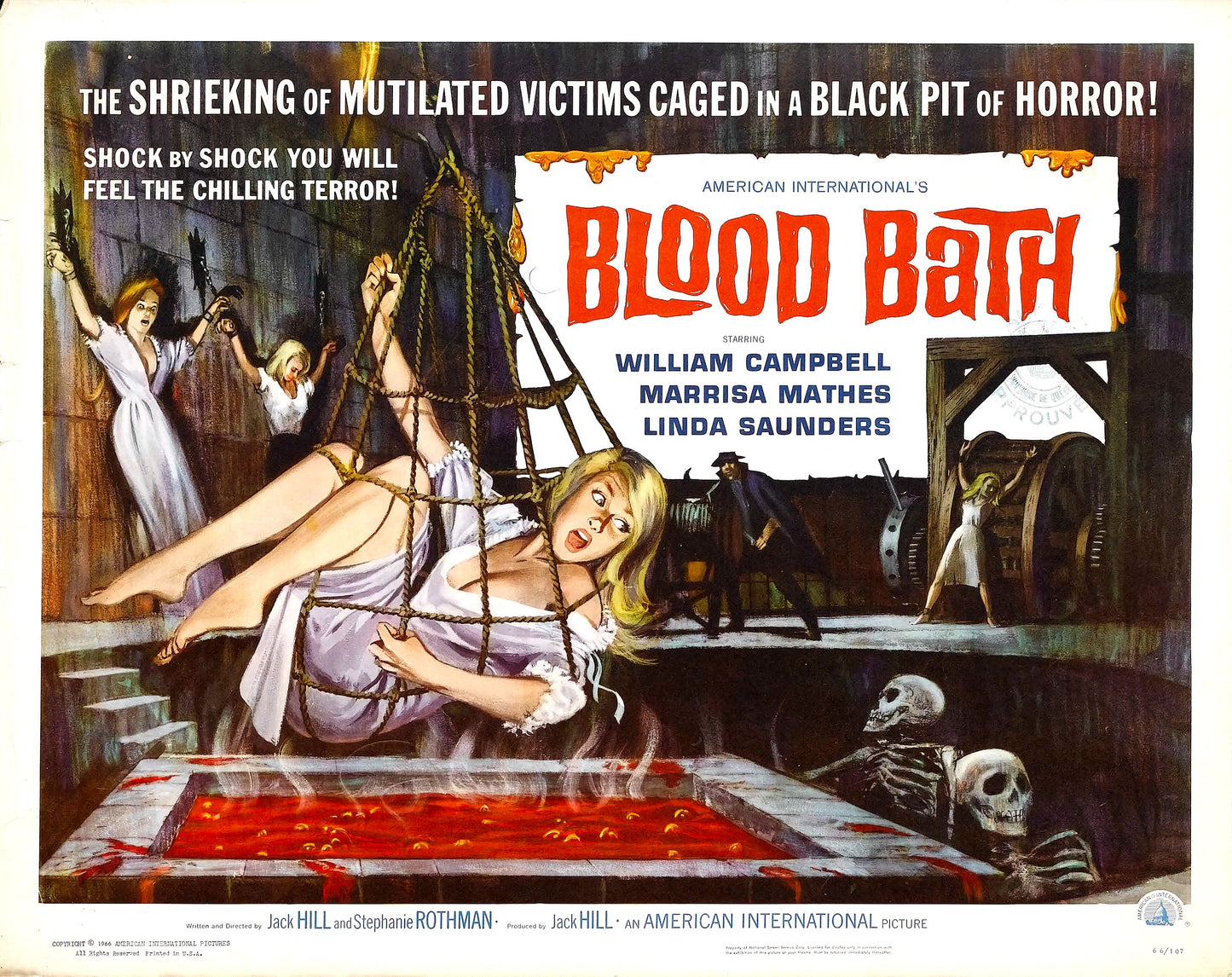 Blood Bath 02 Movie Magnet