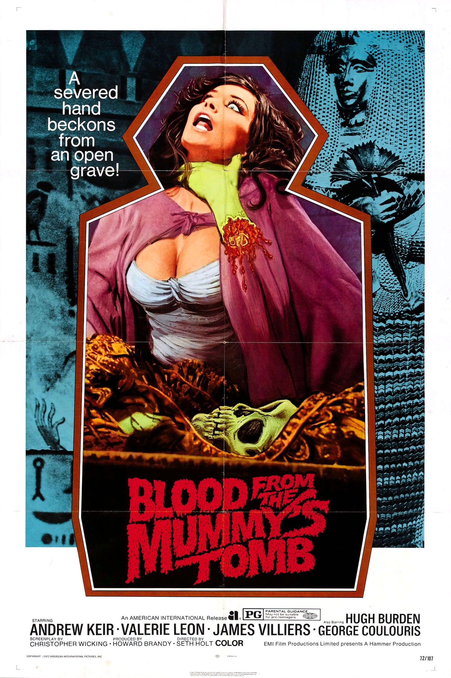 Blood From Mummys Tomb 01 Movie Magnet