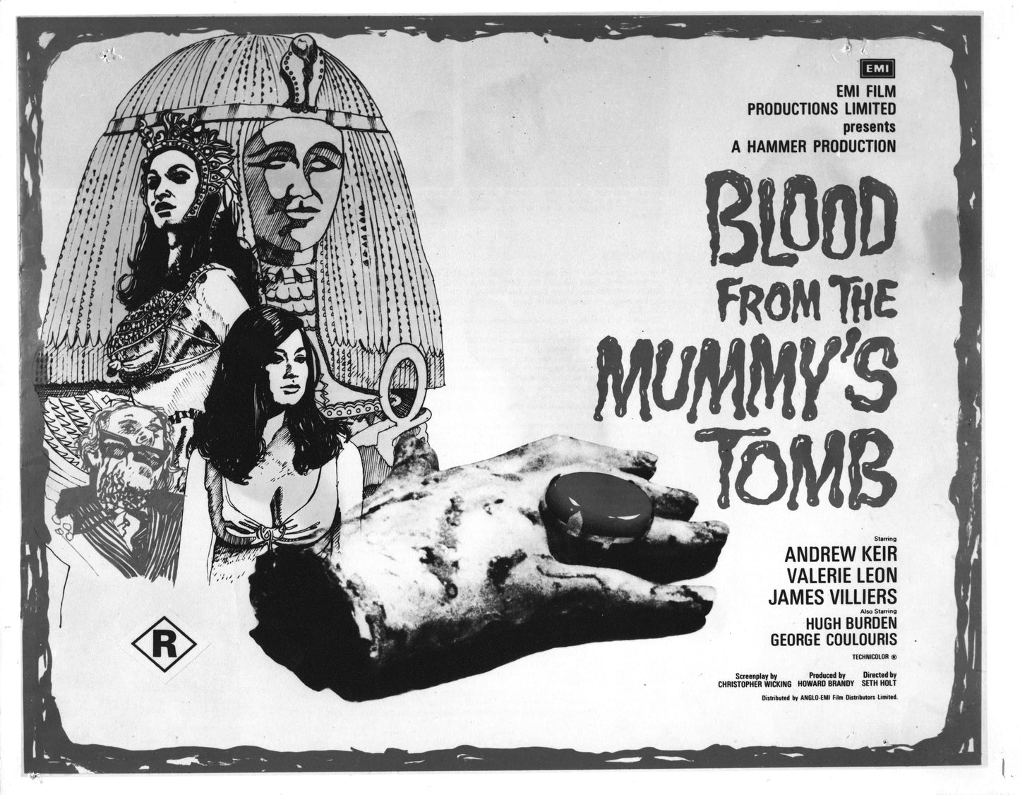 Blood From Mummys Tomb 02 Movie Magnet