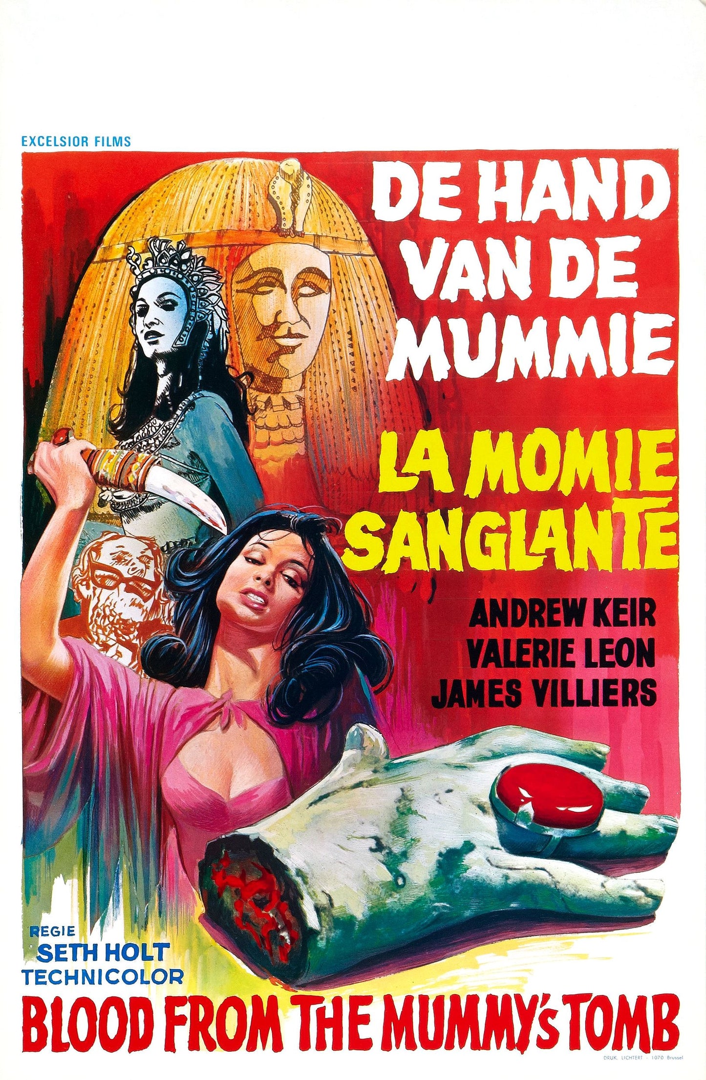 Blood From Mummys Tomb 03 Movie Magnet
