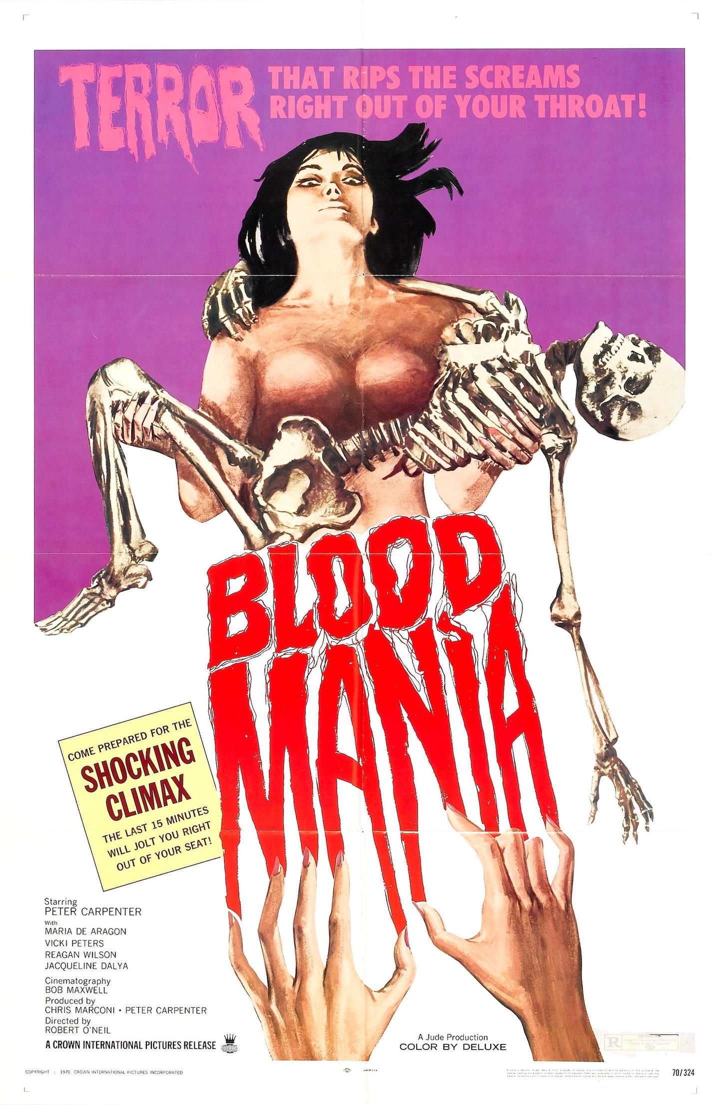 Blood Mania 01 Movie Magnet