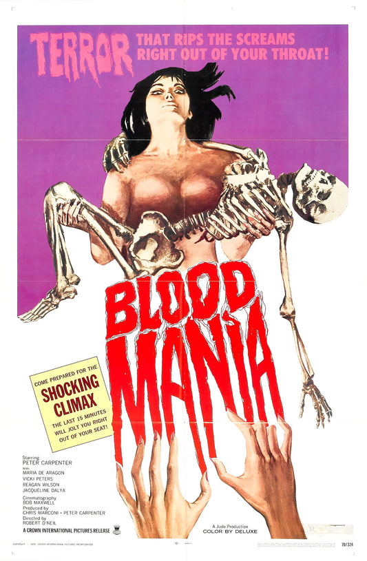 Blood Mania 01 Movie Magnet