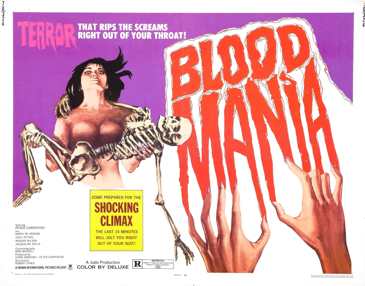 Blood Mania 02 Movie Magnet