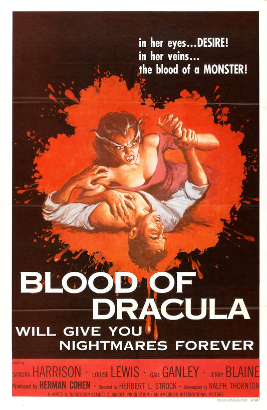 Blood Of Dracula 01 Movie Magnet