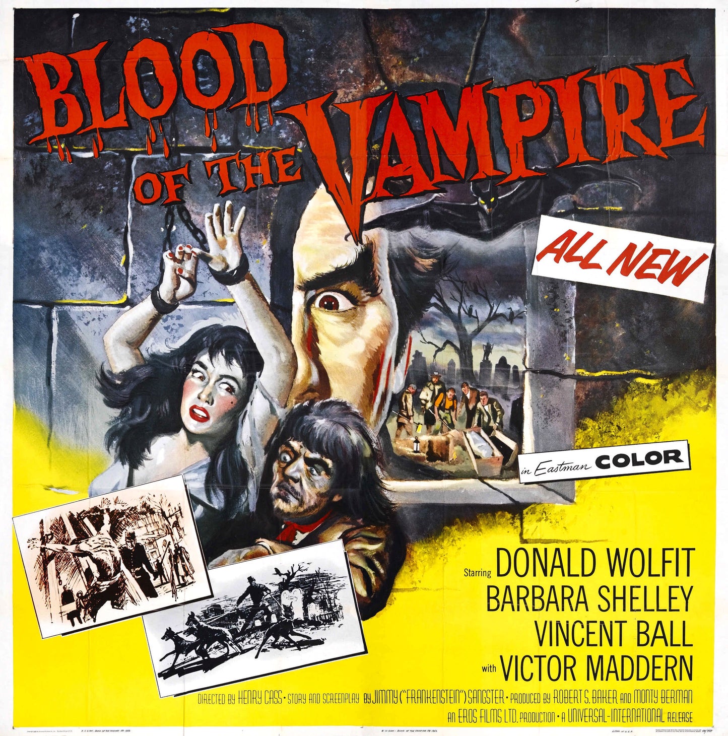 Blood Of Vampire 04 Movie Magnet