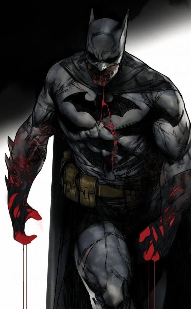 Bloodied Batman Artwork Jigsaw Puzzle