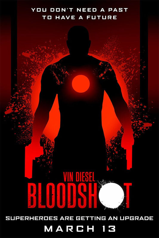 Bloodshot Movie Vin Diesel Action Painting Print Jigsaw Puzzle