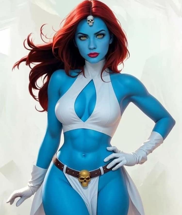 Blue Sorceress Cosplay Jigsaw Puzzle