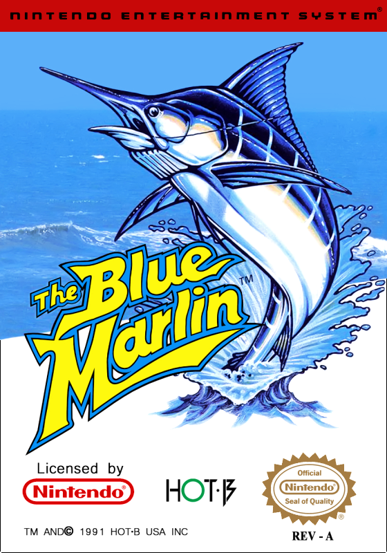 Blue Marlin, The (Usa) (Bordered For Nes Classic Use) Nes Print Poster