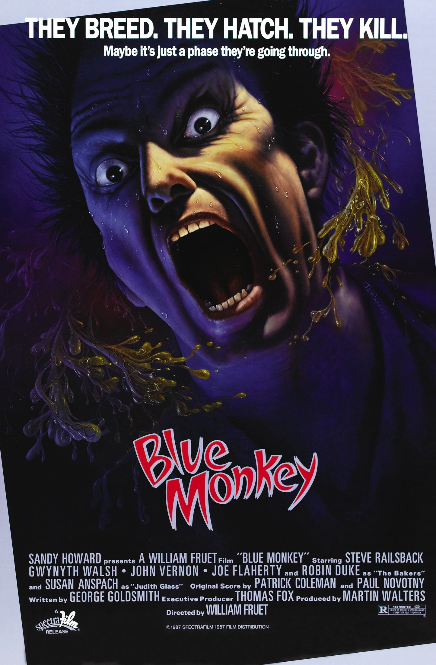 Blue Monkey 01 Movie Magnet
