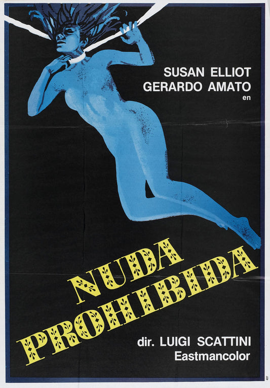 Blue Nude 01 Movie Magnet