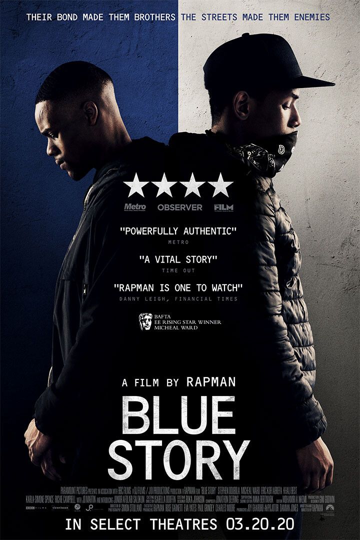 Blue Story Movie 2020 Crime Drama Painting Print Wall Art Home Poster