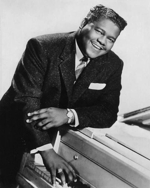 Blues Artist Antoine Fats Domino Glossy Photo Jazz Music Print Portrait