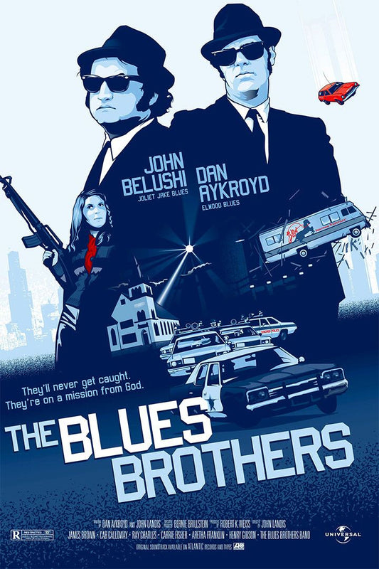 Blues Brothers Movie Classic Film Action Detective Jigsaw Puzzle