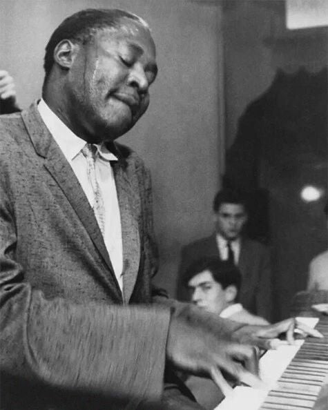Blues Pianist Memphis Slim Glossy Keychain Composer Print Music Keychain