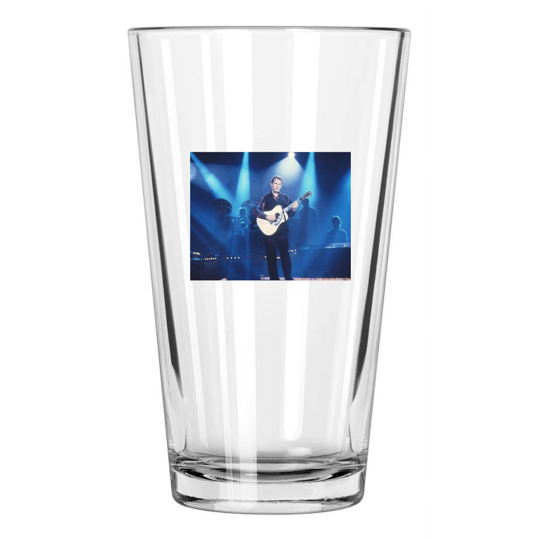 Blues Rock Singer Steve Miller Photo Guitar Band 1 Pint Beer Drinking Glass