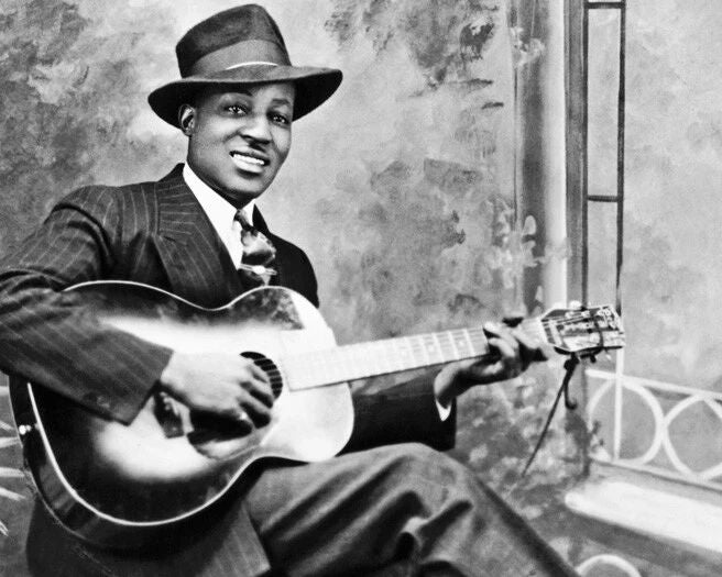 Blues Singer Big Bill Broonzy Glossy Photo Music Guitarist Print Poster 1