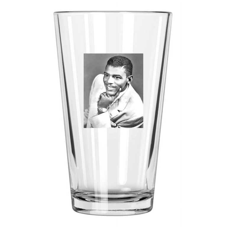 Blues Singer Little Walter Photo Harmonica Music Pint Beer Drinking Glass