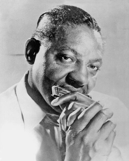 Blues Singer Sonny Boy Williamson Glossy Keychain Music Harmonica Keychain