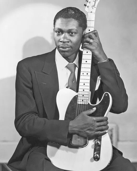 Blues Soul Singer Bb King Glossy Photo Music Guitarist Print Poster 1