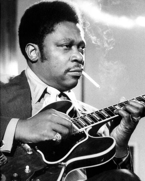 Blues Soul Singer Bb King Glossy Keychain Music Guitarist Keychain 2